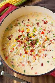 I made this with 1.5 pounds of yellow little potatoes (baby yukon golds) cut into halves/quarters and it. Creamy Chicken And Corn Chowder Cooking Classy