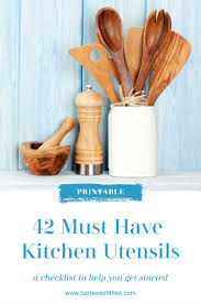 What kind of tools do you use in the kitchen? 42 Must Have Kitchen Utensils Toot Sweet 4 Two