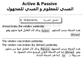 المبني للمجهول في اللغة الانجليزية Passive Voice English 100