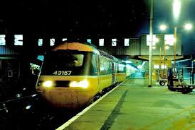 Uk Trains Photo Class 43157 Yorkshire Evening Post Intercity 125 Hst At Peterborough 1988 Yorkshire Evening Post Train Photography Train