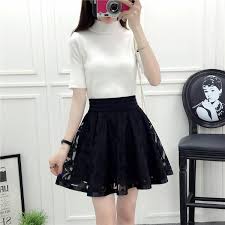Black A Line Mini Skirt Outfit Black Tulle Pleated Bubble Skirt Sp179350 Womens Skirt Bubble Skirt A Line Mini Skirt