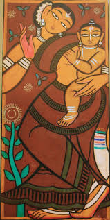 Mother Child By Shri Jamini Roy Https Www Google Com Culturalinstitute Beta Asset Mother And Child C Indian Folk Art Indian Paintings Breastfeeding Art