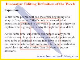 Story Exposition It S Definition And Examples Novel Writing Told You So Writing Tips