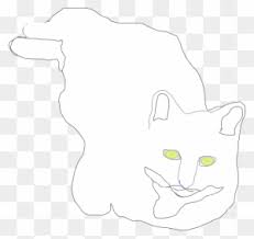 Seuss's cat in the hat songbook. Feline Feline Cat Black White Line Art 555px Cat Yawns Free Transparent Png Clipart Images Download