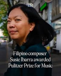 Incredible! 🤍 “Filipino composer and percussionist Susie Ibarra has been  awarded the 2025 Pulitzer Prize for her musical work Sky Islands, which is  a tribute to the Philippines' diverse and delicate rainforest
