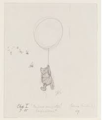 How to draw a simple airplane; Winnie The Pooh S 90 Year Journey From Pencil Sketch To Disney Icon Artsy
