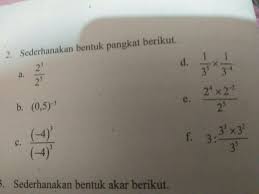 Mtk xi semester 1 by dnr creatives 862 views. Materi Matematika Kelas Ix Hal 46 Edisi Revisi 2018 Sederhanakan Bentuk Pangkat Berikut Brainly Co Id