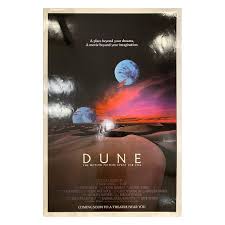 Dune, dune messiah, children of dune, god emperor of dune, heretics of dune, and chapterhouse: Dune 1984 Poster For Sale At 1stdibs
