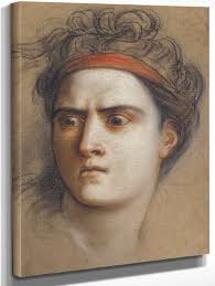 Athaliah And Joash By Charles Antoine Coypel Iv Print or Painting  Reproduction from Cutler Miles.