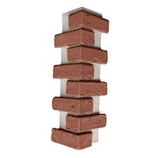 The cost of brick veneer may be anywhere from $7 to $16 per square foot installed. Genstone 22 5 In X 7 In Classic Brick Veneer Siding Outside Corner Panel Eacc The Home Depot
