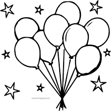 8 Coloring Page Balloon Birthday Coloring Pages Star Coloring Pages Coloring Pages