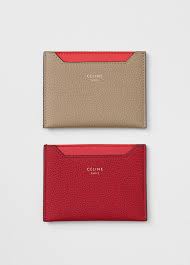 Free shipping for many products! Card Holder 1 Summer 17 Celine Leather Card Wallet Small Leather Goods Leather Bags Handmade
