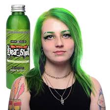 Green hair colour Headshot Danger! Semi-Permanent Hair Dye 150ml :  Amazon.co.uk: Beauty