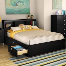 South Shore Spark Platform Customizable Bedroom Set Perabot Kamar Tidur Bingkai Tempat Tidur Ide Kamar Tidur