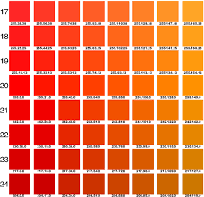 Pantone Orange Color Chart Bedowntowndaytona Com