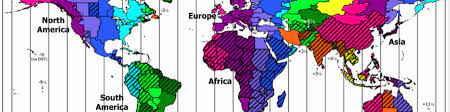 Time Zones Wikitravel