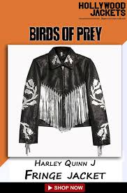 Harley Quinn Birds Of Prey Leather Jacket Pin On Harley Quinn Shop