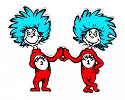 Cat In The Hat Thing 1 And Thing 2 Clip Art Google Search Dr Seuss Coloring Pages Dr Seuss Art Thing One Thing Two