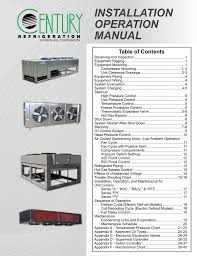 Century Refrigeration Iom Manualzz Com