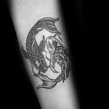 Japanese koi fish tattoo forearm. 40 Yin Yang Koi Fish Tattoos For Men Cosmic Force Ink Ideas