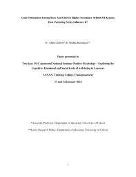 The obvious spots are rest stops, service ar. Pdf Goal Orientation Among Boys And Girls In Higher Secondary Schools Of Kerala How Parenting Styles Influence It Kunnathodi Abdul Gafoor And Abidha Naseeb Academia Edu