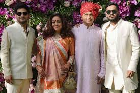 Guests have started to arrive at the reception venue. Ambani Wedding Guests