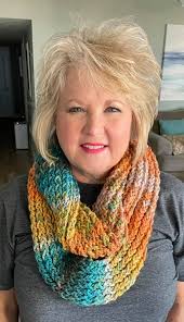 Infinity scarf made with Premier Color Fusion