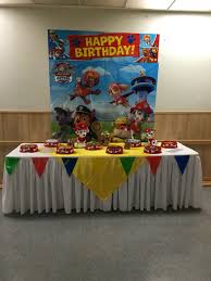 Paw Patrol Candy Table Paw Patrol Birthday Theme Paw Patrol Birthday Paw Patrol Party