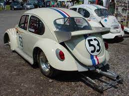 Herbie Does Drag Racing Hot Vw Beetle Car Vw Bug