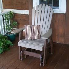 A L Recycled Plastic Two Tone Adirondack Gliding Chair Gliding Chair Glider Chair Furniture