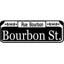 New Orleans Bourbon Street Sign Cutout Zazzle Com New Orleans Bourbon Street Street Signs Bourbon Street