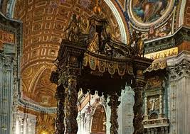 The Altar Of Confession Bernini St Peters Basilica Vatican City St Peters Basilica Italy St Peters
