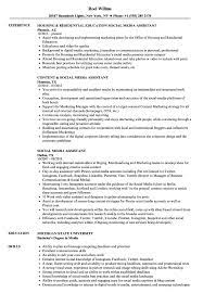 Customized samples based on the most contacted social media specialist resumes from over 100 million resumes on file. Social Media Assistant Resume Samples Velvet Jobs