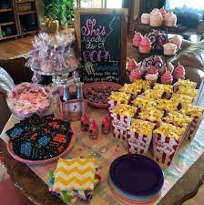 Ready To Pop Baby Shower Favor Table With Things That Go Pop Lollipops Cake Pops Gumballs Popc Baby Shower Food Baby Shower Brunch Baby Shower Brunch Food