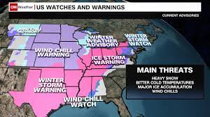 Current Winter Storm Map South Central Us Is Bracing For Another Brutal Round Of Sub-Freezing  Temperatures, Snow And Ice - Cnn
