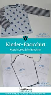 Kinder Basicshirt In 2020 Kostenlose Schnittmuster Kinder Schnittmuster Baby Schnittmuster Kostenlos Kinderkleidung