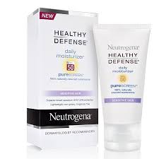 Neutrogena Healthy Defense Sensitive Moisturizer Spf 50 Moisturizer For Sensitive Skin Daily Moisturizer Moisturizer