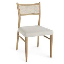 oak rattan back cushioned dining chair wisteria com wisteria in 2020 target dining chairs oak dining chairs dining chairs