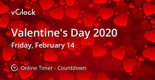 Valentine's day is almost here!the ultimate celebration of love sometimes gets a bad rap for commercializing romance, but let's be real: When Is Valentine S Day 2020 Countdown Timer Online Vclock