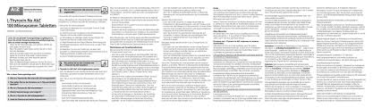 Https Www Gelbe Liste De Produkte Beipackzettel L Thyroxin Na Abz 100 Mikrogramm Tabletten Pdf 5c9ed2ea B66b 4e71 90a8 A6f9d15c4b0e