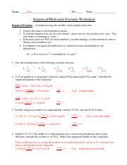 What is the ratio, moles ca :moles cl; Copy Of Empirical Formulas Ws Empirical Formula Ws 1 One Of The Substances In A New Alkaline Battery Is Composed Of 63 0 Manganese And 37 0 Oxygen By Course Hero