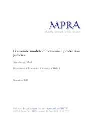 Armstrong economics , ltd.merchantville high school. Https Mpra Ub Uni Muenchen De 34773 1 Economic Models Of Consumer Protection Pdf