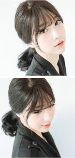 Korean Bangs Thin Version Non Shiny Medium Hair Styles Hairstyles With Bangs Long Hair With Bangs