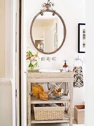 Using reconstituted stone costs much the same for labour, but slightly reduces materials costs. Powder Room Ideas Better Homes Gardens Bhg Com Home Decor Cottage Bathroom Shabby Chic Bathroom