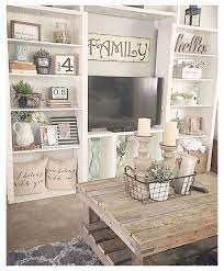 30 Charming Farmhouse Living Room Decoration Ideas For Home Cozy Living Room De Farm House Living Room Farmhouse Decor Living Room Shelf Decor Living Room