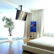For small living room, mounting tv to the wall can be a little bit more challenging because you need. Bedroom Tv Wall Mount Small For Slide Ideas Stand Extended Flip Out Swivel Drop Down Ceiling Mounted In Traditional Up Outdoor Mounts Apppie Org