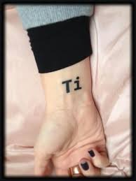 Periodic Table Symbol For Titanium Scoliosis Tattoo Symbolic Tattoos Tattoo Now