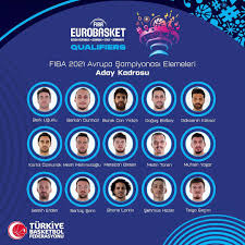 Kadroda şu isimler kendilerine yer buldu: Fiba 2021 Avrupa Turkiye Basketbol Federasyonu Facebook