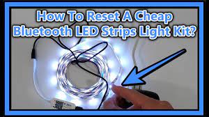 Unplug the dimming wire from both the power supply and led strip light (see figure 1). Led Strip Light Not Working Any More How To Reset A Cheap Bluetooth Led Strips Light Kit Youtube