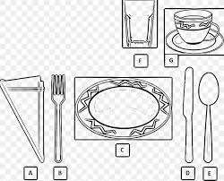 Available flyclipart's online clip art editor before downloading. Table Setting Dining Room Clip Art Png 2400x1946px Table Auto Part Bathroom Accessory Black And White